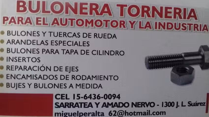 Bulonera y Torneria Boulogne