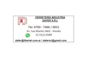 Ferreter&iacute;a Industrial Dafer SRL